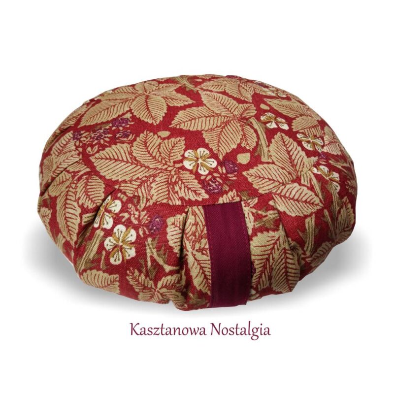 Limitowana poduszka do medytacji "Kasztanowa Nostalgia"
