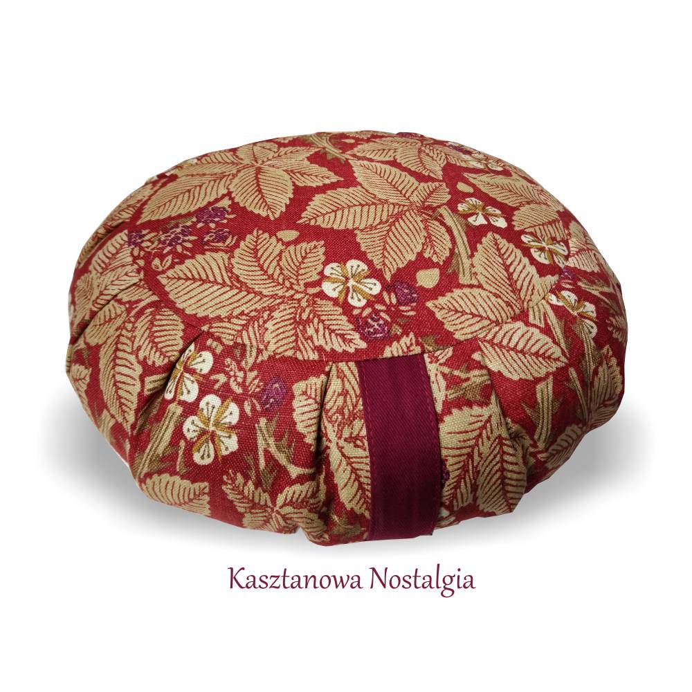 Limitowana poduszka do medytacji "Kasztanowa Nostalgia"