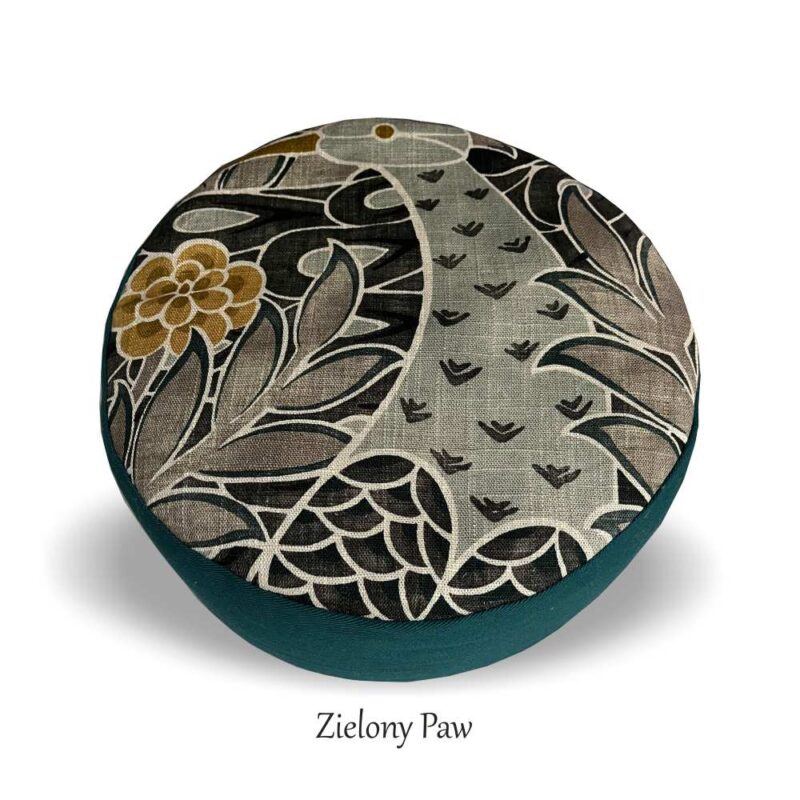 Limitowana poduszka do medytacji "Zielony Paw"